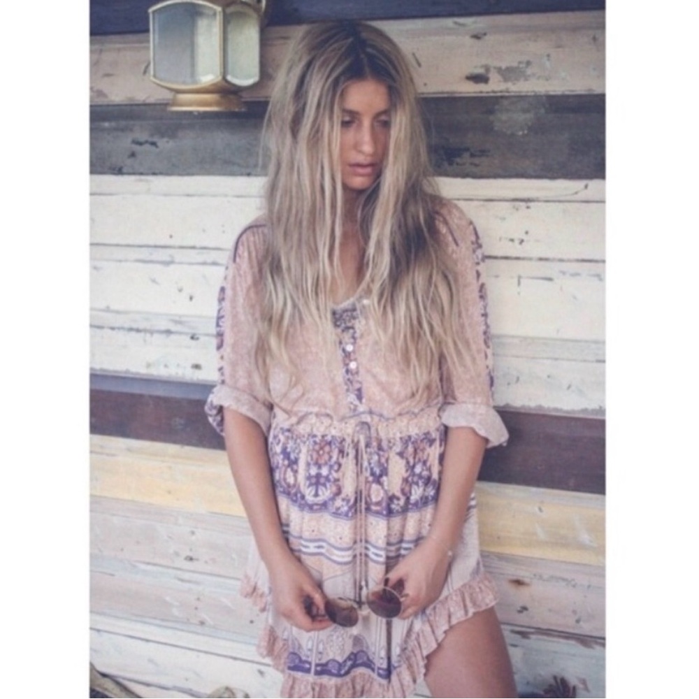 Spell Xanadu Playdress in gold dust Dress Small Bohemian boho